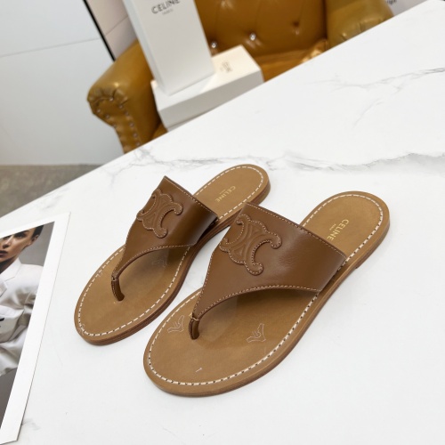 Wholesale Celine Slippers For Women #1209956 $85.00 USD, Wholesale Quality Replica Celine Slippers