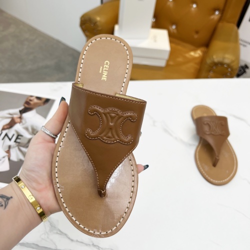 Replica Celine Slippers For Women #1209956 $85.00 USD for Wholesale