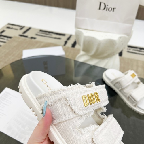 Replica Christian Dior Slippers For Women #1209958 $92.00 USD for Wholesale