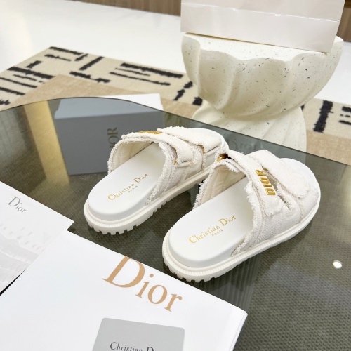 Replica Christian Dior Slippers For Women #1209958 $92.00 USD for Wholesale