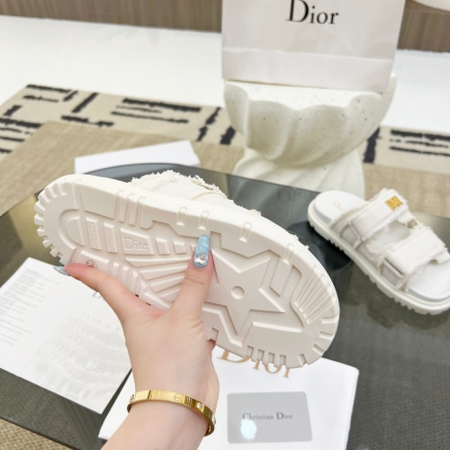 Replica Christian Dior Slippers For Women #1209958 $92.00 USD for Wholesale