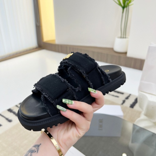 Replica Christian Dior Slippers For Women #1209959 $92.00 USD for Wholesale