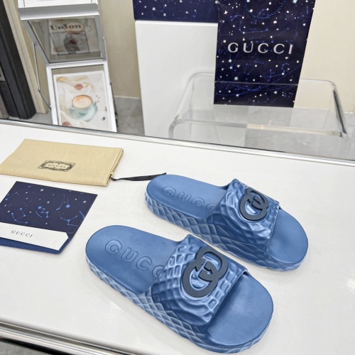 Replica Gucci Slippers For Women #1209972 $60.00 USD for Wholesale