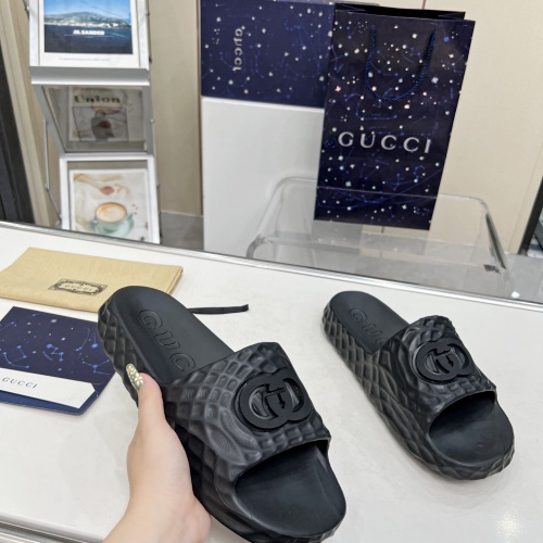 Replica Gucci Slippers For Women #1209977 $60.00 USD for Wholesale