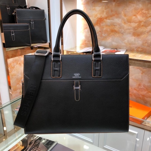 Replica Hermes AAA Man Handbags #1209979 $170.00 USD for Wholesale