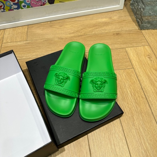 Wholesale Versace Slippers For Men #1209993 $72.00 USD, Wholesale Quality Replica Versace Slippers