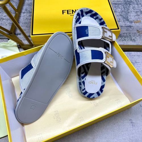 Replica Fendi Slippers For Men #1210019 $85.00 USD for Wholesale