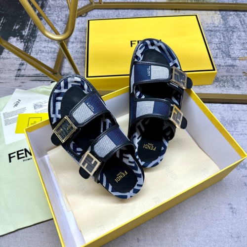 Replica Fendi Slippers For Women #1210020 $85.00 USD for Wholesale