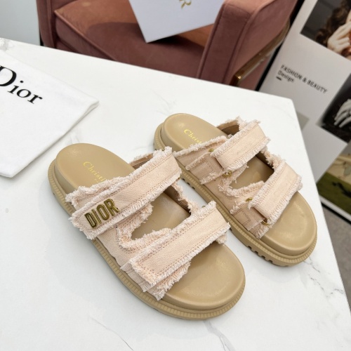 Wholesale Christian Dior Slippers For Women #1210043 $92.00 USD, Wholesale Quality Replica Christian Dior Slippers