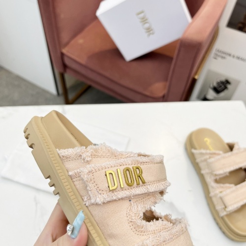 Replica Christian Dior Slippers For Women #1210043 $92.00 USD for Wholesale