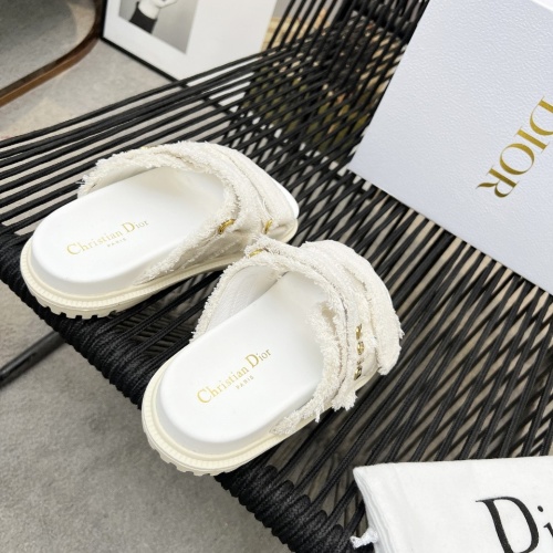 Replica Christian Dior Slippers For Women #1210044 $92.00 USD for Wholesale