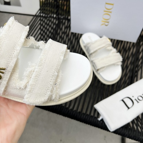 Replica Christian Dior Slippers For Women #1210044 $92.00 USD for Wholesale