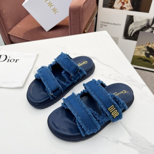 Wholesale Christian Dior Slippers For Women #1210045 $92.00 USD, Wholesale Quality Replica Christian Dior Slippers