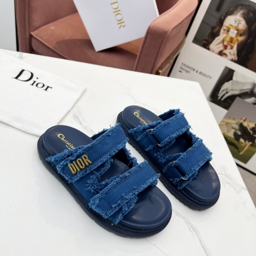 Replica Christian Dior Slippers For Women #1210045 $92.00 USD for Wholesale