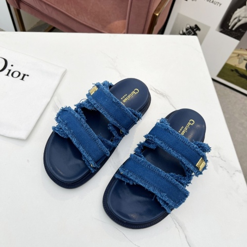 Replica Christian Dior Slippers For Women #1210045 $92.00 USD for Wholesale