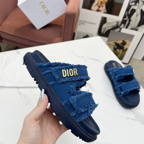 Replica Christian Dior Slippers For Women #1210045 $92.00 USD for Wholesale