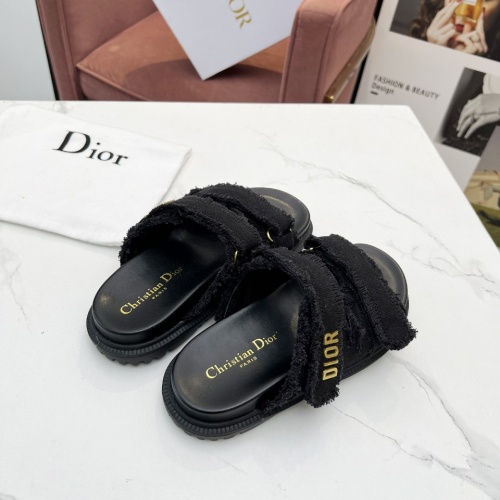 Replica Christian Dior Slippers For Women #1210046 $92.00 USD for Wholesale