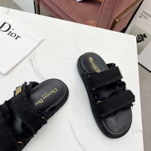 Replica Christian Dior Slippers For Women #1210046 $92.00 USD for Wholesale