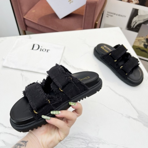 Replica Christian Dior Slippers For Women #1210046 $92.00 USD for Wholesale