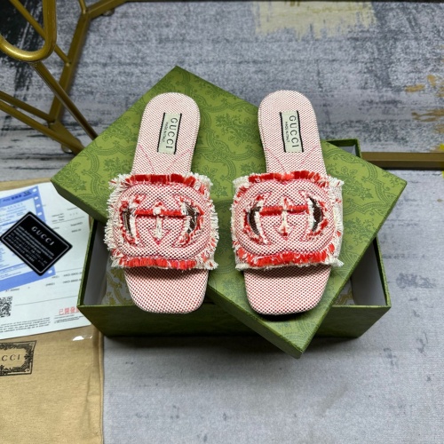 Wholesale Gucci Slippers For Women #1210052 $85.00 USD, Wholesale Quality Replica Gucci Slippers