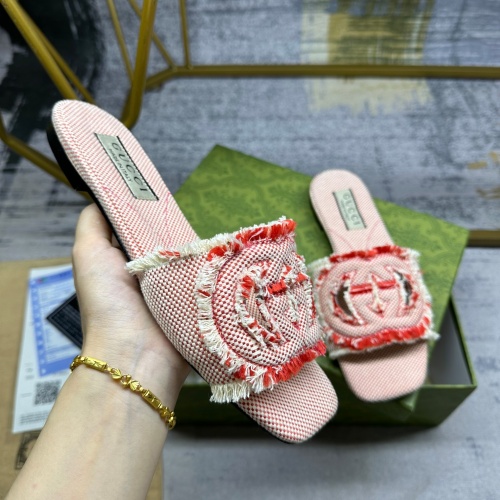 Replica Gucci Slippers For Women #1210052 $85.00 USD for Wholesale