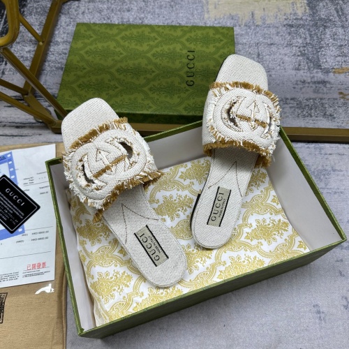 Replica Gucci Slippers For Women #1210053 $85.00 USD for Wholesale