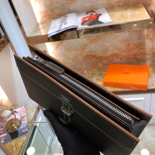 Replica Hermes AAA Man Wallets #1210074 $98.00 USD for Wholesale