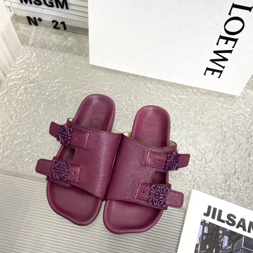 Wholesale LOEWE Slippers For Women #1210139 $108.00 USD, Wholesale Quality Replica LOEWE Slippers