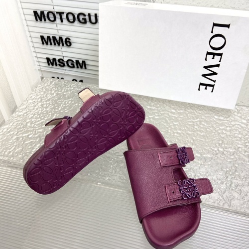 Replica LOEWE Slippers For Women #1210139 $108.00 USD for Wholesale