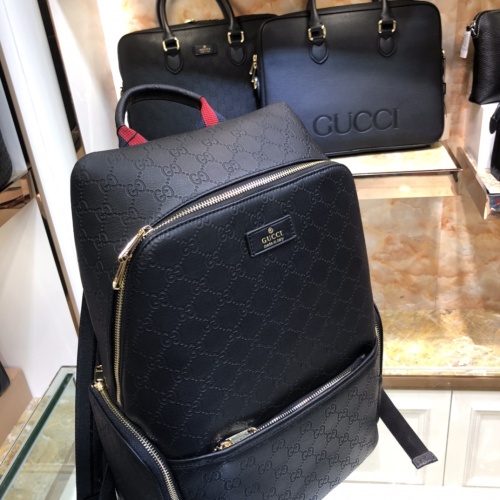 Replica Gucci AAA Man Backpacks #1210140 $182.00 USD for Wholesale