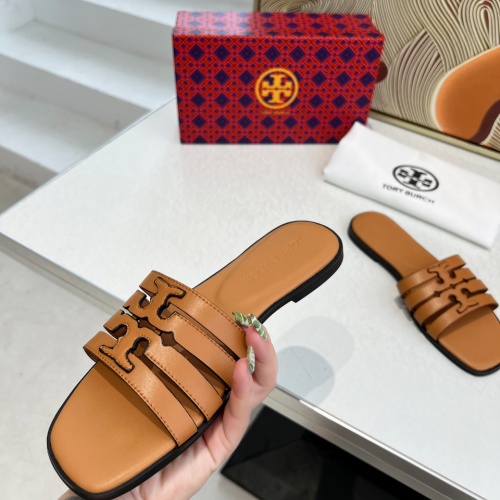 Replica Tory Burch TB Slippers For Women #1210182 $82.00 USD for Wholesale