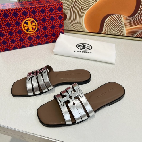 Replica Tory Burch TB Slippers For Women #1210185 $82.00 USD for Wholesale