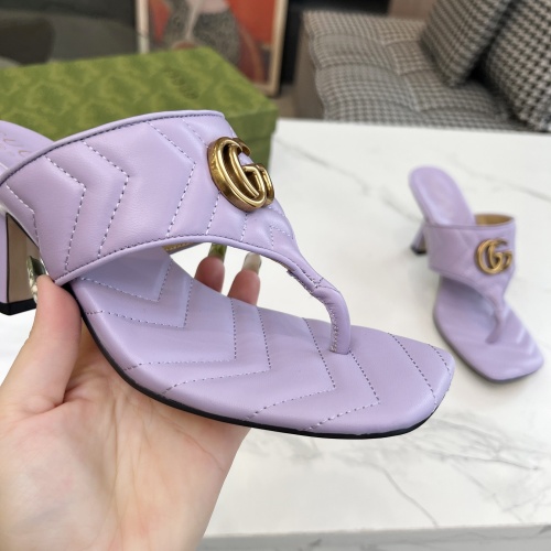 Replica Gucci Slippers For Women #1210204 $85.00 USD for Wholesale