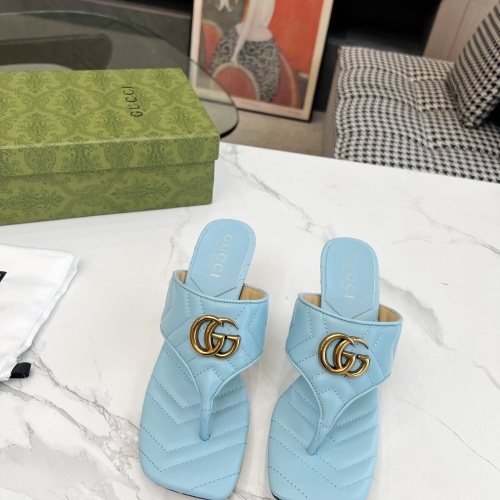 Replica Gucci Slippers For Women #1210205 $85.00 USD for Wholesale