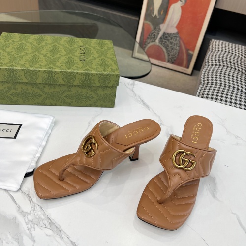 Replica Gucci Slippers For Women #1210206 $85.00 USD for Wholesale