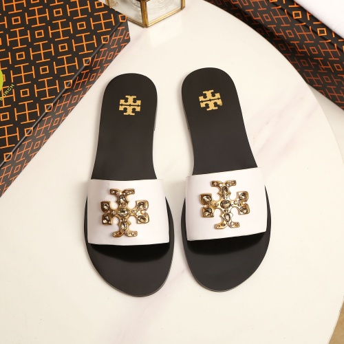 Wholesale Tory Burch TB Slippers For Women #1210209 $92.00 USD, Wholesale Quality Replica Tory Burch TB Slippers