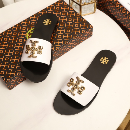 Replica Tory Burch TB Slippers For Women #1210209 $92.00 USD for Wholesale