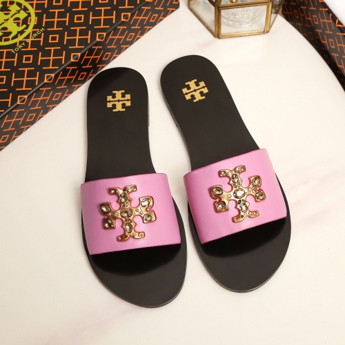 Wholesale Tory Burch TB Slippers For Women #1210210 $92.00 USD, Wholesale Quality Replica Tory Burch TB Slippers