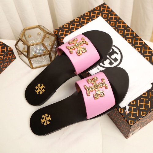 Replica Tory Burch TB Slippers For Women #1210210 $92.00 USD for Wholesale