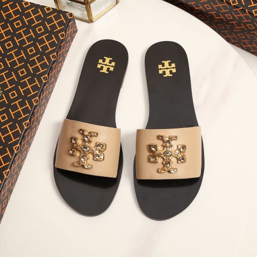 Wholesale Tory Burch TB Slippers For Women #1210211 $92.00 USD, Wholesale Quality Replica Tory Burch TB Slippers