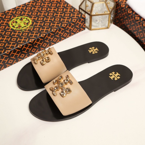 Replica Tory Burch TB Slippers For Women #1210211 $92.00 USD for Wholesale