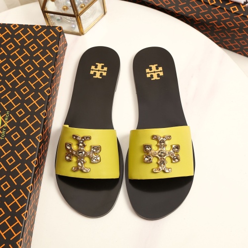 Wholesale Tory Burch TB Slippers For Women #1210212 $92.00 USD, Wholesale Quality Replica Tory Burch TB Slippers