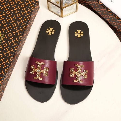 Wholesale Tory Burch TB Slippers For Women #1210214 $92.00 USD, Wholesale Quality Replica Tory Burch TB Slippers