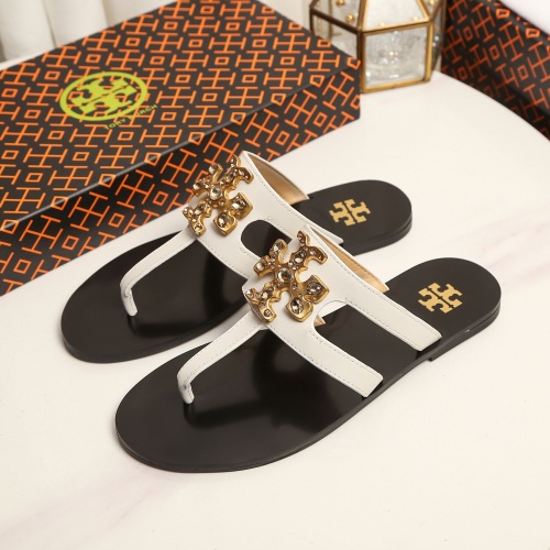 Wholesale Tory Burch TB Slippers For Women #1210220 $96.00 USD, Wholesale Quality Replica Tory Burch TB Slippers