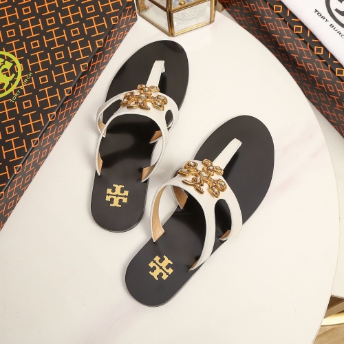 Replica Tory Burch TB Slippers For Women #1210220 $96.00 USD for Wholesale