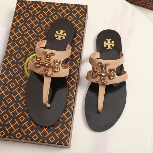 Replica Tory Burch TB Slippers For Women #1210223 $96.00 USD for Wholesale