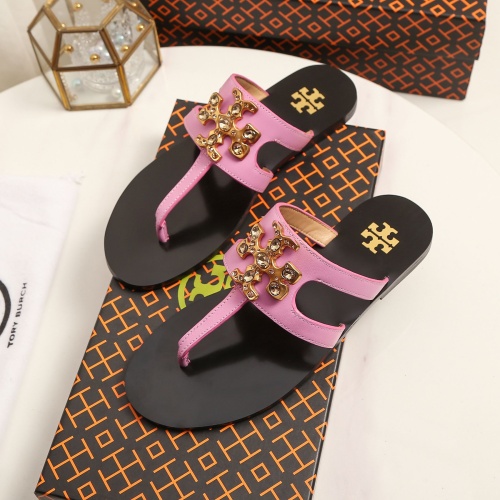 Replica Tory Burch TB Slippers For Women #1210225 $96.00 USD for Wholesale