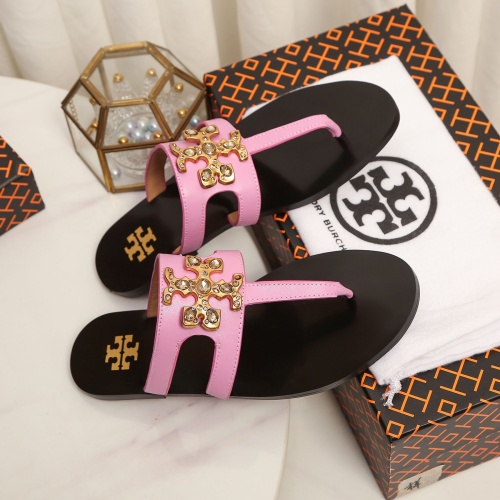 Replica Tory Burch TB Slippers For Women #1210225 $96.00 USD for Wholesale