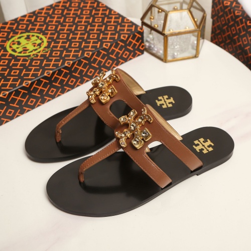 Wholesale Tory Burch TB Slippers For Women #1210227 $96.00 USD, Wholesale Quality Replica Tory Burch TB Slippers