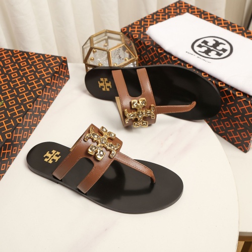 Replica Tory Burch TB Slippers For Women #1210227 $96.00 USD for Wholesale